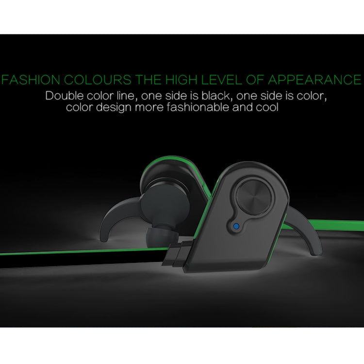S20 Magnetic Switch Sweatproof Motion Wireless Bluetooth In-Ear Headset with Indicator Light  & Mic, Distance: 10m, For iPad, Laptop, iPhone, Samsung, HTC, Huawei, Xiaomi, and Other Smart Phones(Green) - free shipping - PMC TechLife - Order now!