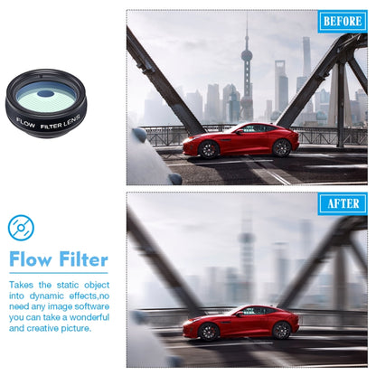 APEXEL APL-DG10 Macro Wide-angle Fisheye Telephoto CPL Flow Filter Radial Filter Star Filter Kaleidoscope 3 & 6 Lens Kit, For iPhone, Samsung, Huawei, Xiaomi, HTC and Other Smartphones, Ultra-thin Digital Camera - Combination Lens by APEXEL | Online Shopping South Africa | PMC Jewellery