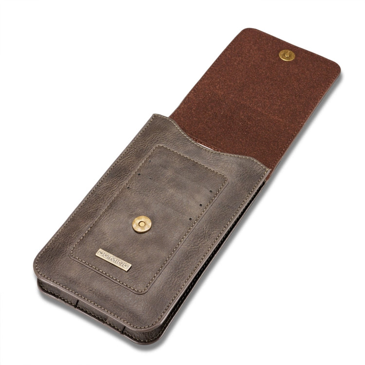 DG.MING Universal Cowskin Leather Protective Case Waist Bag with Card Slots & Hook, For iPhone, Samsung, Sony, Huawei, Meizu, Lenovo, ASUS, Oneplus, Xiaomi, Cubot, Ulefone, Letv, DOOGEE, Vkworld, and other Smartphones Below 5.2 inch(Grey) - free shipping - PMC TechLife - Order now!