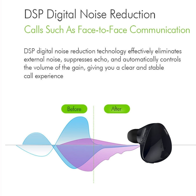 REMAX RB-T21 Mini In-Ear Wireless Bluetooth V4.1 Earphones, For iPad, iPhone, Galaxy, Huawei, Xiaomi, LG, HTC and Other Smart Phones(White) - free shipping - PMC TechLife - Order now!