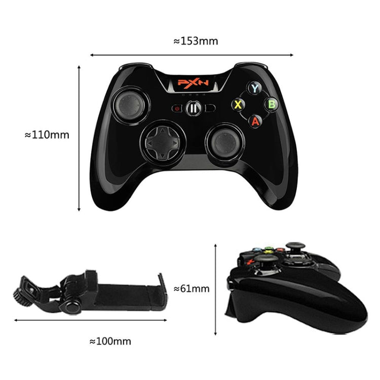 PXN PXN-6603 MFI Mobile Phone Wireless Bluetooth Game Handle Controller, Compatible with iOS System(Black) - free shipping - PMC TechLife - Order now!
