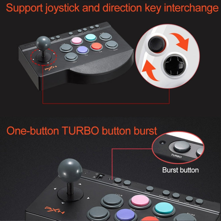 PXN PXN-0082 Gladiator Street Machine Game Handle Rocker Controller for Nintendo Switch / PC / Android System / PS3 / PS4 / XboxOne - Gamepads by PXN | Online Shopping South Africa | PMC TechLife