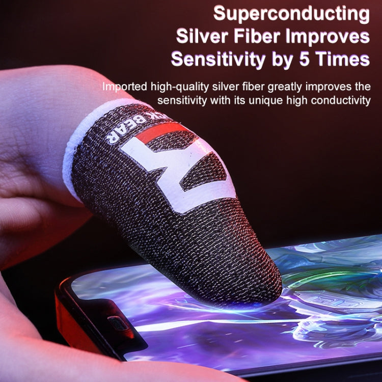 ROCK i27 Super Conductive Silver Fiber Anti-sweat Sensitive Touch Gaming Finger Cover for Thumb / Index Finger - Gaming Finger Sleeves by PMC TechLife | Online Shopping South Africa | PMC TechLife