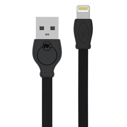 WK WDC-023i 2.4A 8 Pin Fast Charging Data Cable, Length: 3m(Black) - Normal Style Cable by WK | Online Shopping South Africa | PMC Jewellery