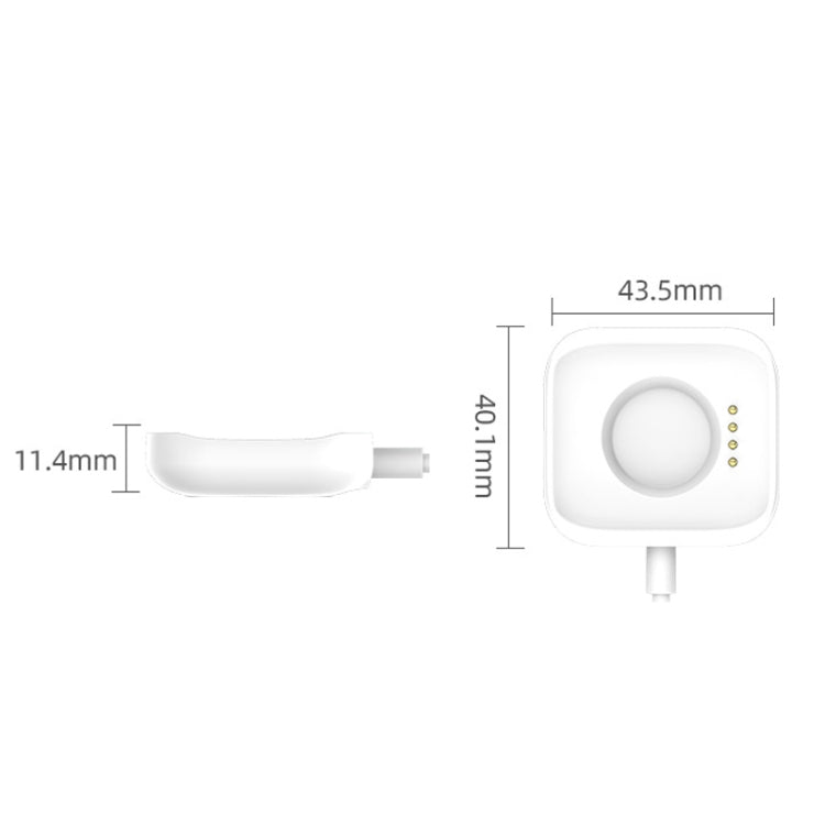 For OPPO Watch 41mm Smart Watch Magnetic Charger Charging Base(White) -  by PMC TechLife | Online Shopping South Africa | PMC TechLife | Buy Now Pay Later Mobicred