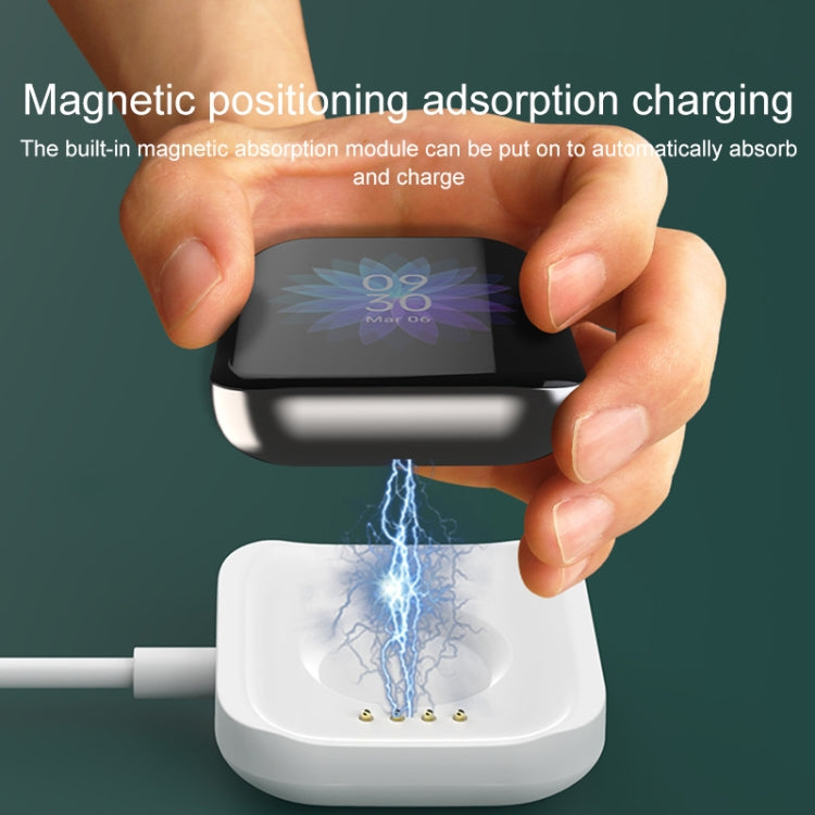 For OPPO Watch 41mm Smart Watch Magnetic Charger Charging Base(White) -  by PMC TechLife | Online Shopping South Africa | PMC TechLife | Buy Now Pay Later Mobicred