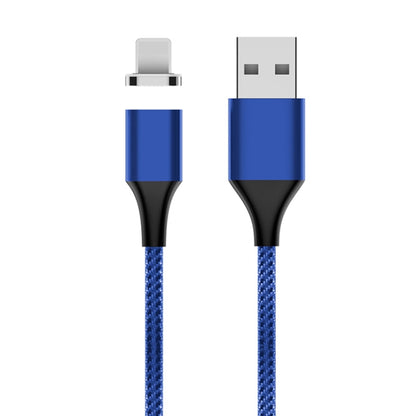 M11 5A USB to 8 Pin Nylon Braided Magnetic Data Cable, Cable Length: 1m (Blue) - Charging Cable & Head by PMC Jewellery | Online Shopping South Africa | PMC Jewellery