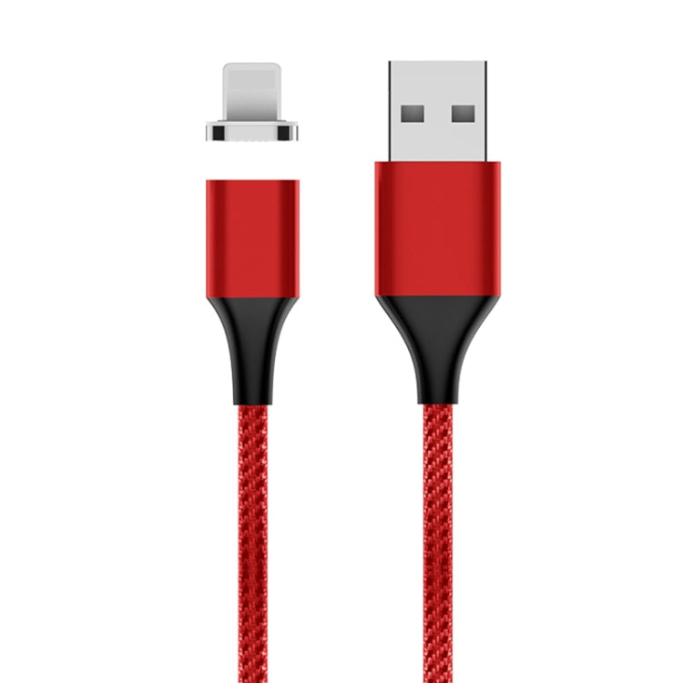 M11 5A USB to 8 Pin Nylon Braided Magnetic Data Cable, Cable Length: 1m (Red) - Charging Cable & Head by PMC Jewellery | Online Shopping South Africa | PMC Jewellery