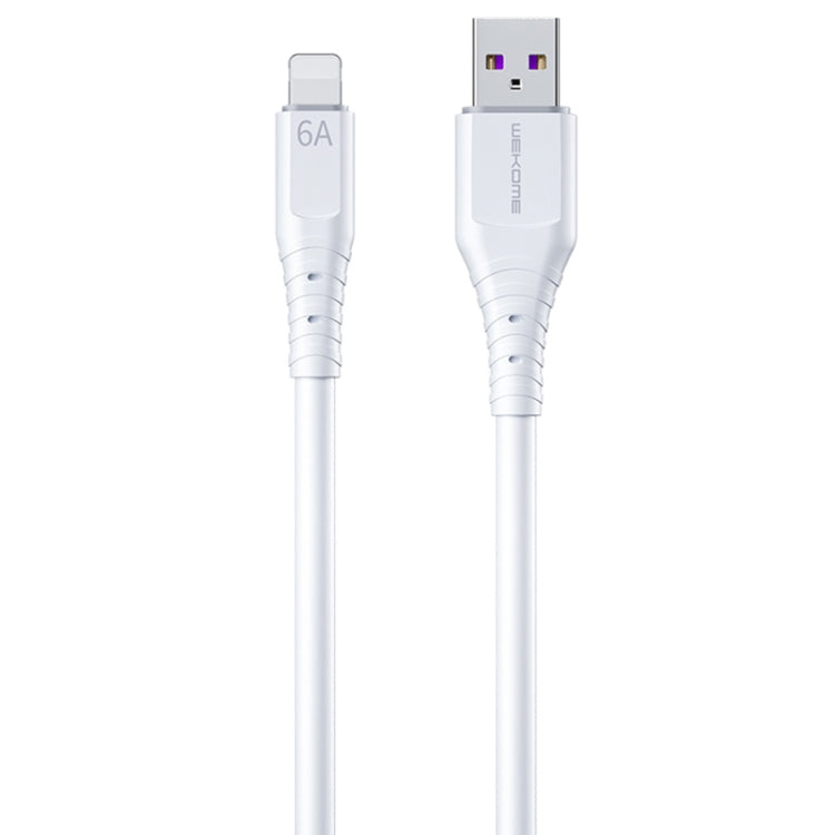WK WDC-158i 6A 8 Pin Silicone Fast Charging Cable, Length: 1.5m - Normal Style Cable by WK | Online Shopping South Africa | PMC Jewellery