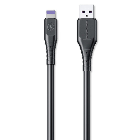 WK WDC-152 6A 8 Pin Fast Charging Data Cable, Length: 2m (Black) - Normal Style Cable by WK | Online Shopping South Africa | PMC Jewellery