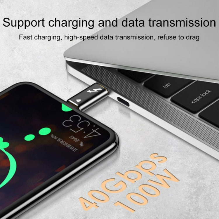 5A USB-C/Type-C to USB-C/Type-C Compatible Thunderbolt 4 Aluminum Alloy Adapter - Type-C Adapter by PMC TechLife | Online Shopping South Africa | PMC TechLife