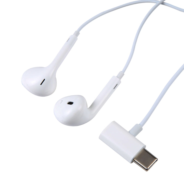 JBC-193 USB-C / Type-C Wired Control Earphone with USB-C / Type-C Interface Adapter, Support Charging / Calling - Type-C Earphone by PMC TechLife | Online Shopping South Africa | PMC TechLife