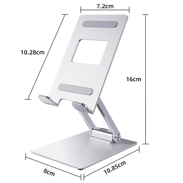 R-JUST SJ33 Aluminum Alloy Folding Phone / Tablet Stand(Grey) - Desktop Holder by R-JUST | Online Shopping South Africa | PMC TechLife