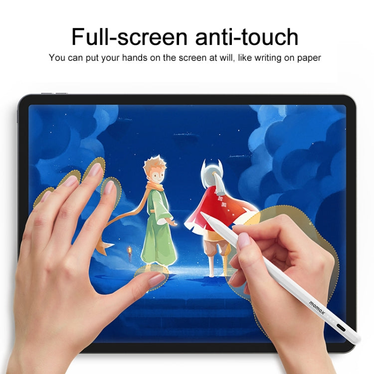 MOMAX TP8 ONE LINK Anti-mistouch Tilt Touch Capacitive Stylus Fast Charge Version For iPad - Stylus Pen by MOMAX | Online Shopping South Africa | PMC Jewellery