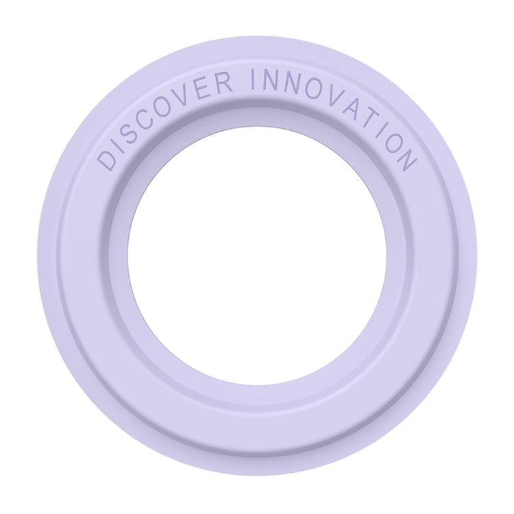 NILLKIN Portable PU Leather Magnetic Ring Sticker (Purple) - Hand-Sticking Bracket by NILLKIN | Online Shopping South Africa | PMC TechLife | Buy Now Pay Later Mobicred