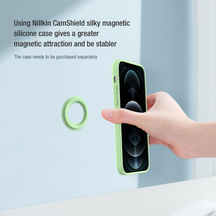 NILLKIN Portable PU Leather Magnetic Ring Sticker (Black) - Hand-Sticking Bracket by NILLKIN | Online Shopping South Africa | PMC TechLife