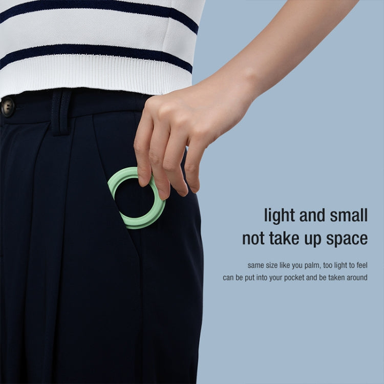 NILLKIN Portable PU Leather Magnetic Ring Sticker (Blue) - Hand-Sticking Bracket by NILLKIN | Online Shopping South Africa | PMC TechLife