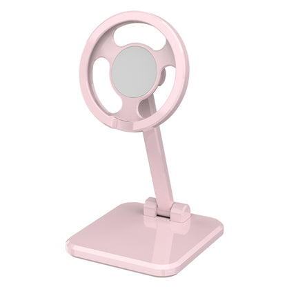 F8 Foldable Magnetic 360-degree Rotating Bracket for MagSafe Magnetic Wireless Charger (Pink) - Desktop Holder by PMC Jewellery | Online Shopping South Africa | PMC Jewellery