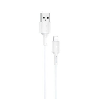 WK WDC-136 USB to 8 Pin 3A Fast Charing Data Cable(White) - Normal Style Cable by WK | Online Shopping South Africa | PMC Jewellery