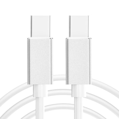 1m USB-C / Type-C to Type-C Live Broadcast Sound Card Connection Cable (White) - Video & Audio Cable by PMC Jewellery | Online Shopping South Africa | PMC Jewellery