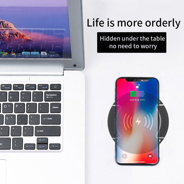 T16 10W Long-distance Air-tight Magnetic Wireless Charger for Desktops Within 30mm Thickness - Wireless Charger by PMC Jewellery | Online Shopping South Africa | PMC Jewellery