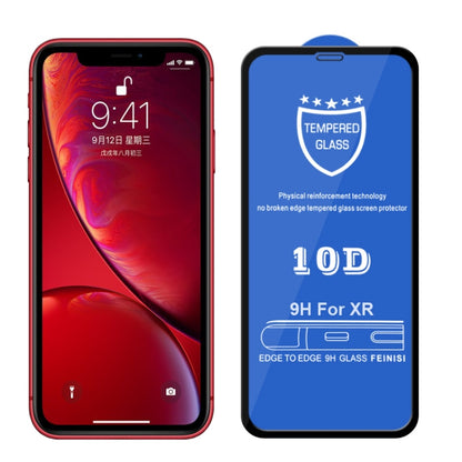 For iPhone 11 / XR 9H  Full Screen Tempered Glass Screen Protector - iPhone XR Tempered Glass by PMC Jewellery | Online Shopping South Africa | PMC Jewellery