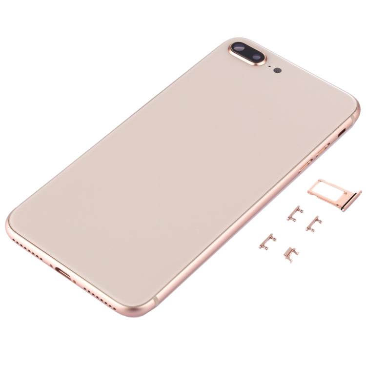 Back Housing Cover for iPhone 8 Plus(Rose Gold) - Back Cover by PMC Jewellery | Online Shopping South Africa | PMC Jewellery