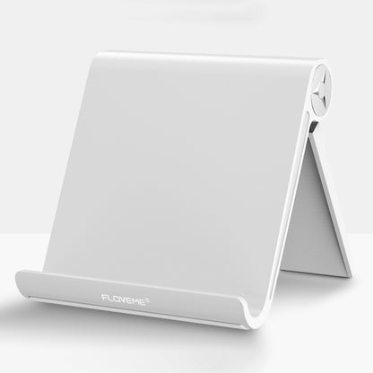 FLOVEME 0-100 Degree Swivel Adjustable ABS Stand Desktop Phone Holder, For iPad, iPhone, Galaxy, Huawei, Xiaomi, HTC, Sony, and other Mobile Phones or Tablets(White) - Desktop Holder by FLOVEME | Online Shopping South Africa | PMC Jewellery