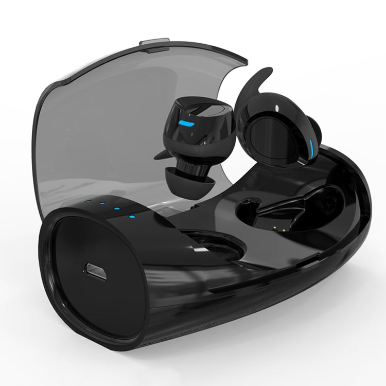 Universe Sweat-proof Earbuds Sports Wireless Bluetooth V4.2 Stereo Headset with Charging Case, For iPhone, Samsung, Huawei, Xiaomi, HTC and Other Smartphones(Black) - Bluetooth Earphone by PMC TechLife | Online Shopping South Africa | PMC TechLife