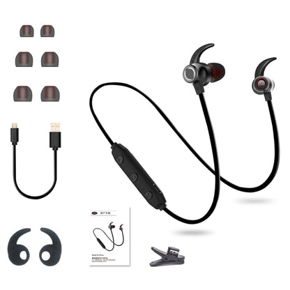 XRM-X5 Sports IPX4 Waterproof Magnetic Earbuds Wireless Bluetooth V4.1 Stereo In-ear Headset, For iPhone, Samsung, Huawei, Xiaomi, HTC and Other Smartphones(Black) - Bluetooth Earphone by PMC Jewellery | Online Shopping South Africa | PMC Jewellery