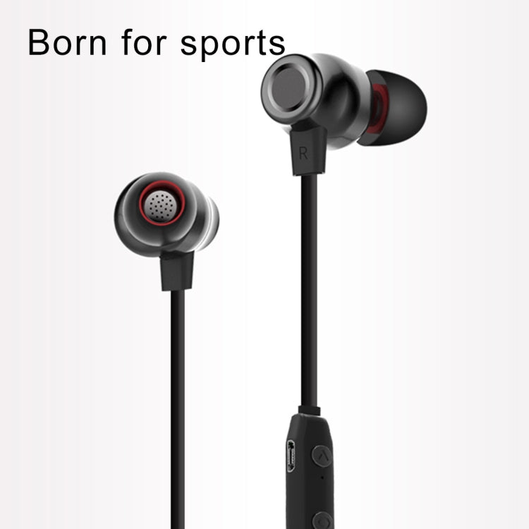 XRM-X5 Sports IPX4 Waterproof Magnetic Earbuds Wireless Bluetooth V4.1 Stereo In-ear Headset, For iPhone, Samsung, Huawei, Xiaomi, HTC and Other Smartphones(Black) - Bluetooth Earphone by PMC TechLife | Online Shopping South Africa | PMC TechLife