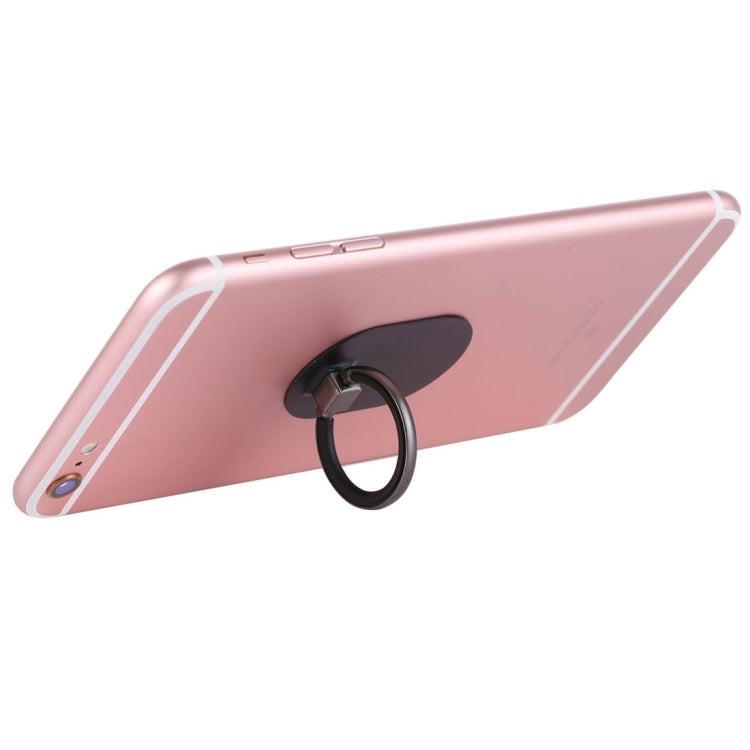 Universal Phone Adhesive Metal Plate 360 Degree Rotation Stand Finger Grip Ring Holder(Black) - Ring Holder by PMC TechLife | Online Shopping South Africa | PMC TechLife