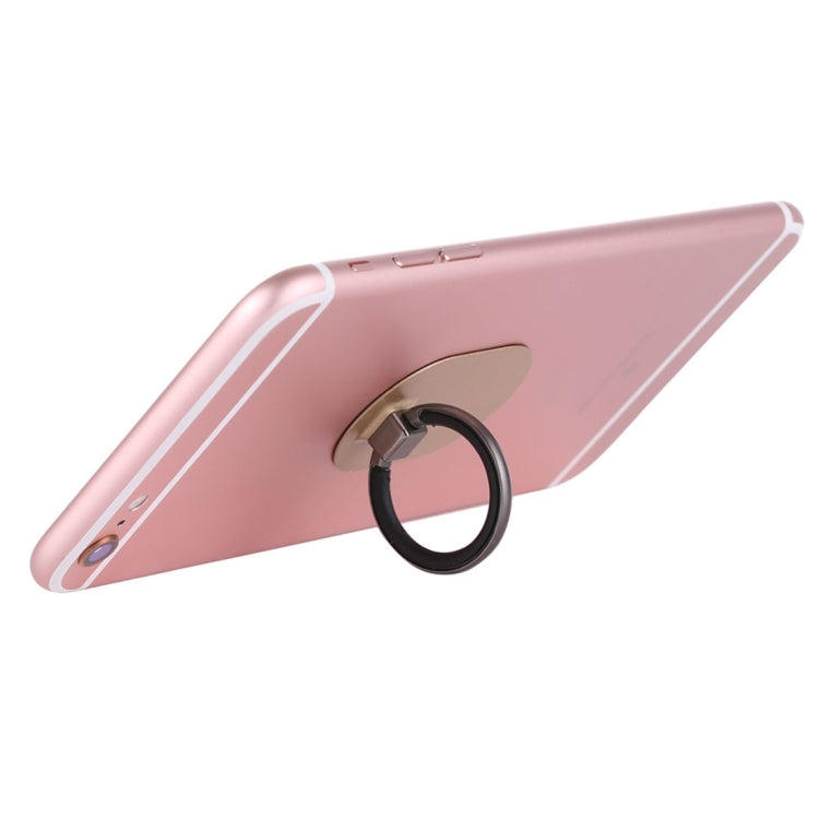 Universal Phone Adhesive Metal Plate 360 Degree Rotation Stand Finger Grip Ring Holder(Gold) - Ring Holder by PMC TechLife | Online Shopping South Africa | PMC TechLife