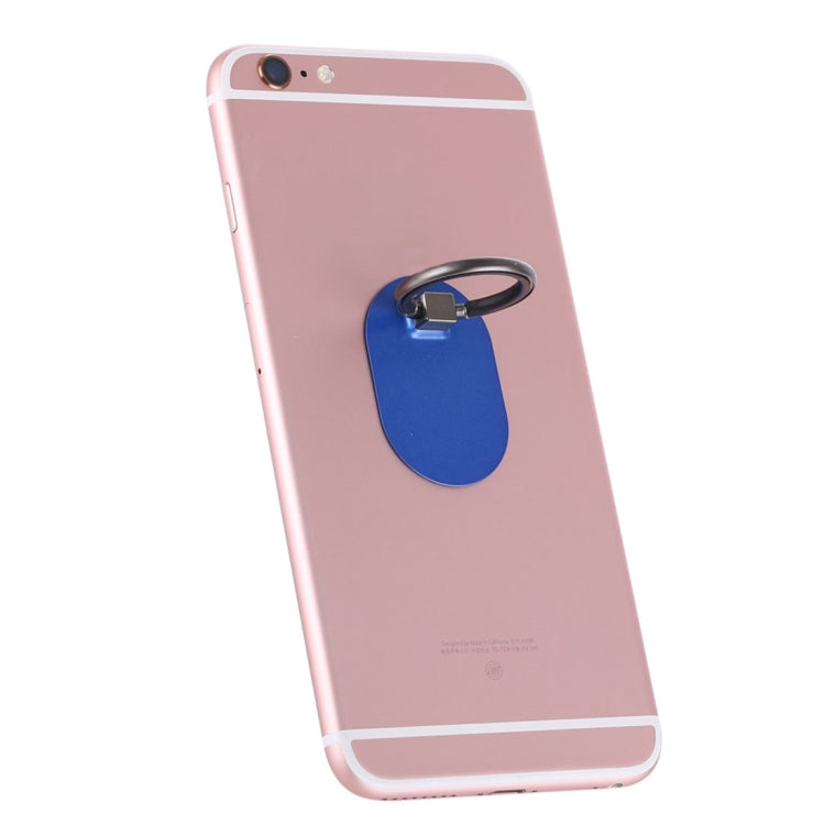 Universal Phone Adhesive Metal Plate 360 Degree Rotation Stand Finger Grip Ring Holder(Blue) - Ring Holder by PMC TechLife | Online Shopping South Africa | PMC TechLife