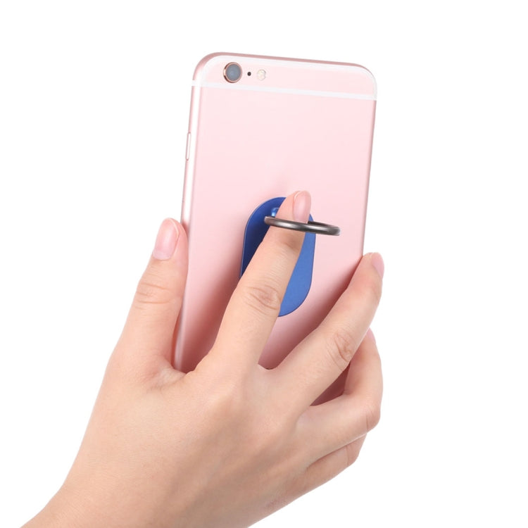 Universal Phone Adhesive Metal Plate 360 Degree Rotation Stand Finger Grip Ring Holder(Blue) - Ring Holder by PMC TechLife | Online Shopping South Africa | PMC TechLife