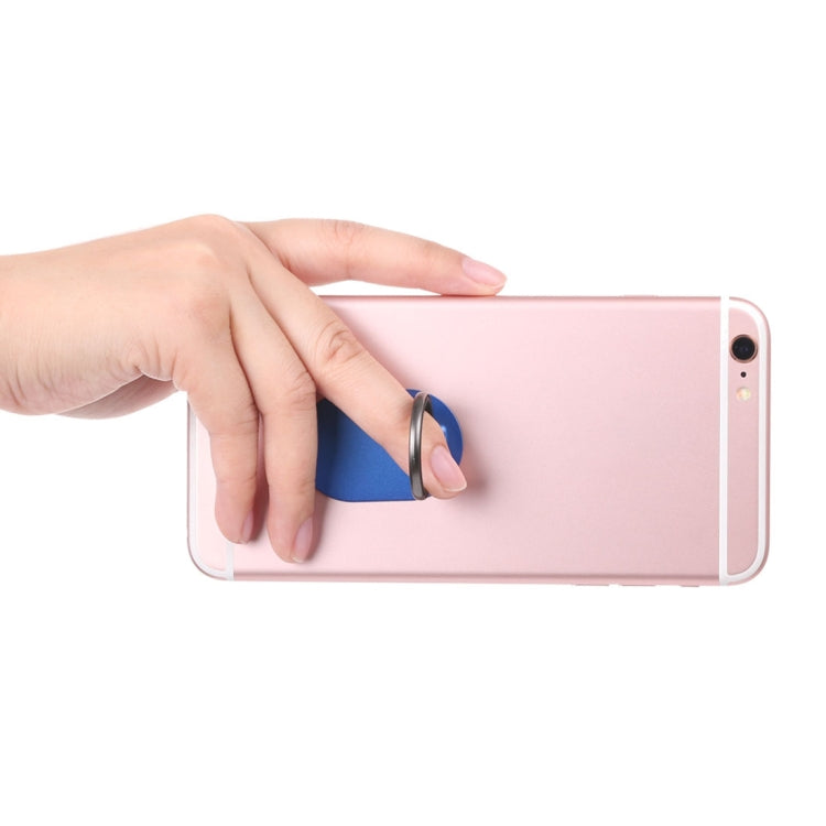 Universal Phone Adhesive Metal Plate 360 Degree Rotation Stand Finger Grip Ring Holder(Blue) - Ring Holder by PMC TechLife | Online Shopping South Africa | PMC TechLife