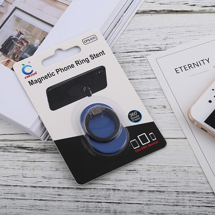 Universal Phone Adhesive Metal Plate 360 Degree Rotation Stand Finger Grip Ring Holder(Blue) - Ring Holder by PMC TechLife | Online Shopping South Africa | PMC TechLife