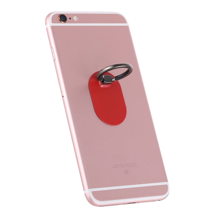 Universal Phone Adhesive Metal Plate 360 Degree Rotation Stand Finger Grip Ring Holder(Red) - Ring Holder by PMC TechLife | Online Shopping South Africa | PMC TechLife