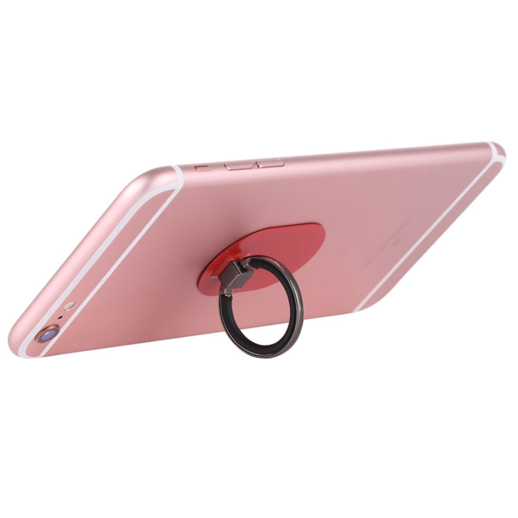 Universal Phone Adhesive Metal Plate 360 Degree Rotation Stand Finger Grip Ring Holder(Red) - Ring Holder by PMC TechLife | Online Shopping South Africa | PMC TechLife