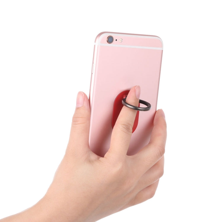 Universal Phone Adhesive Metal Plate 360 Degree Rotation Stand Finger Grip Ring Holder(Red) - Ring Holder by PMC TechLife | Online Shopping South Africa | PMC TechLife
