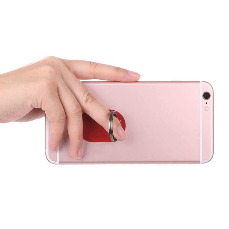 Universal Phone Adhesive Metal Plate 360 Degree Rotation Stand Finger Grip Ring Holder(Red) - Ring Holder by PMC TechLife | Online Shopping South Africa | PMC TechLife