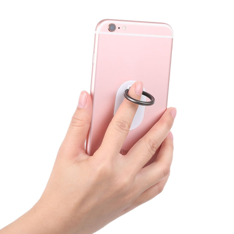 Universal Phone Adhesive Metal Plate 360 Degree Rotation Stand Finger Grip Ring Holder(White) - Ring Holder by PMC TechLife | Online Shopping South Africa | PMC TechLife