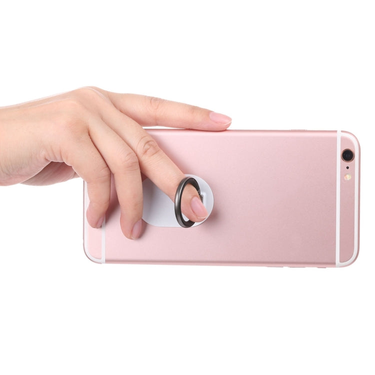 Universal Phone Adhesive Metal Plate 360 Degree Rotation Stand Finger Grip Ring Holder(White) - Ring Holder by PMC TechLife | Online Shopping South Africa | PMC TechLife