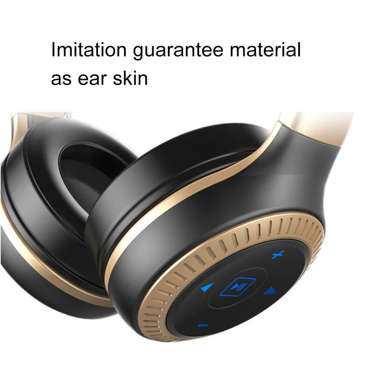 ZEALOT B20 Stereo Wired Wireless Bluetooth 4.0 Subwoofer Headset with 3.5mm Universal Audio Cable Jack & HD Microphone, For Mobile Phones & Tablets & Laptops(Gold) - free shipping - PMC TechLife - Order now!