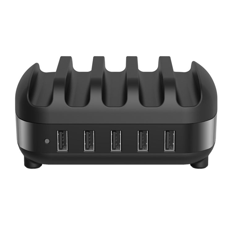 ORICO DUK-5P 40W 5 USB Ports Smart Charging Station with Phone & Tablet Stand(Black) - Multifunction Charger by ORICO | Online Shopping South Africa | PMC TechLife | Buy Now Pay Later Mobicred