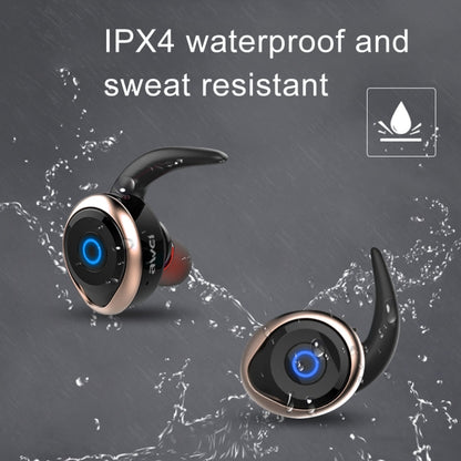 AWEI T1 Sports Headset IPX4 Waterproof Wireless Bluetooth V4.2 Stereo Earphone, Support TWS(Gold) - TWS Earphone by awei | Online Shopping South Africa | PMC Jewellery