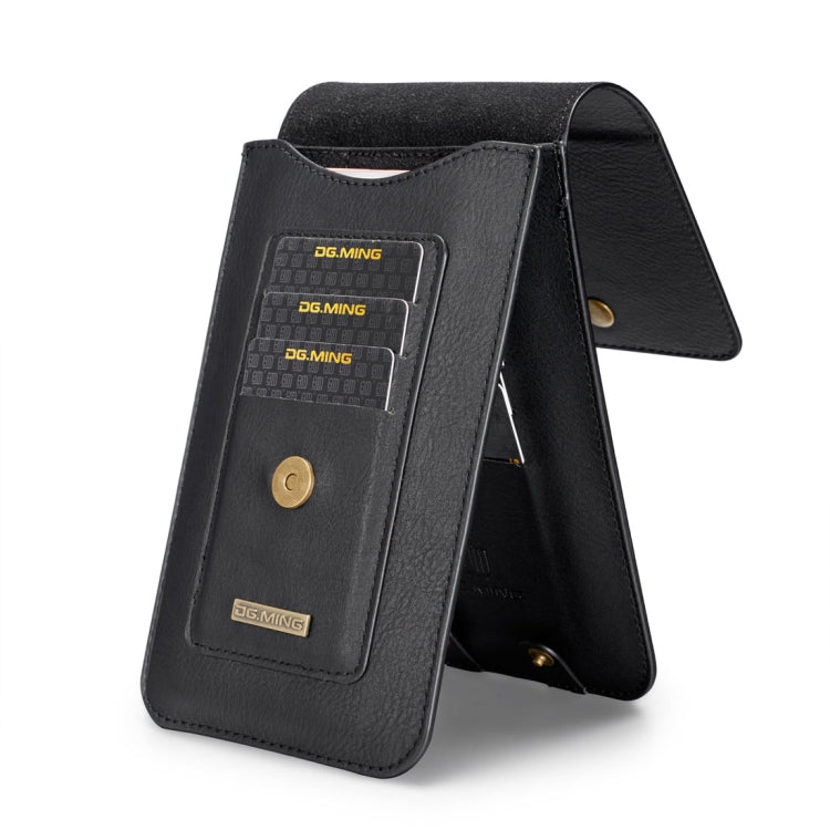 DG.MING Universal Cowskin Leather Protective Case Bag Waist Bag with Card Slots & Hook, For iPhone, Samsung, Sony, Huawei, Meizu, Lenovo, ASUS, Oneplus, Xiaomi, Cubot, Ulefone, Letv, DOOGEE, Vkworld, and other Smartphones Below 6.5 inch(Black) - More iPhone Cases by DG.MING | Online Shopping South Africa | PMC TechLife | Buy Now Pay Later Mobicred