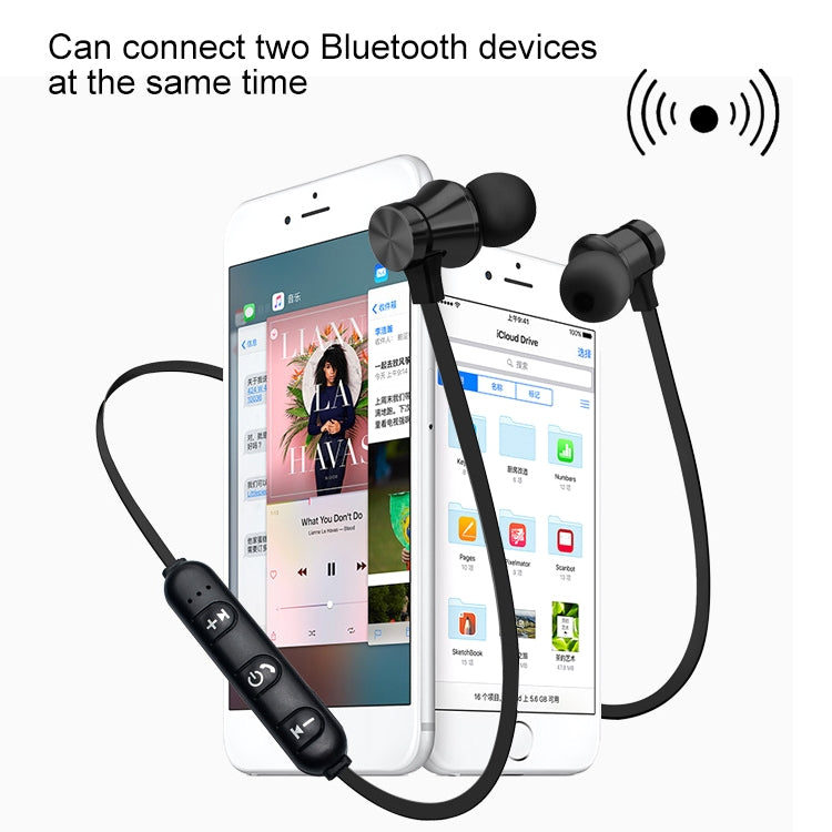 XT11 Magnetic In-Ear Wireless Bluetooth V4.2 Earphones(Silver) - Neck-mounted Earphone by PMC TechLife | Online Shopping South Africa | PMC TechLife