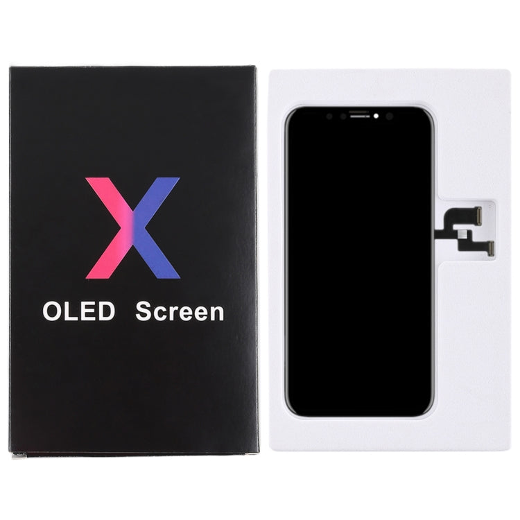 50 PCS Cardboard Packaging Black Box for iPhone X LCD Screen and Digitizer Full Assembly - Others by PMC Jewellery | Online Shopping South Africa | PMC Jewellery