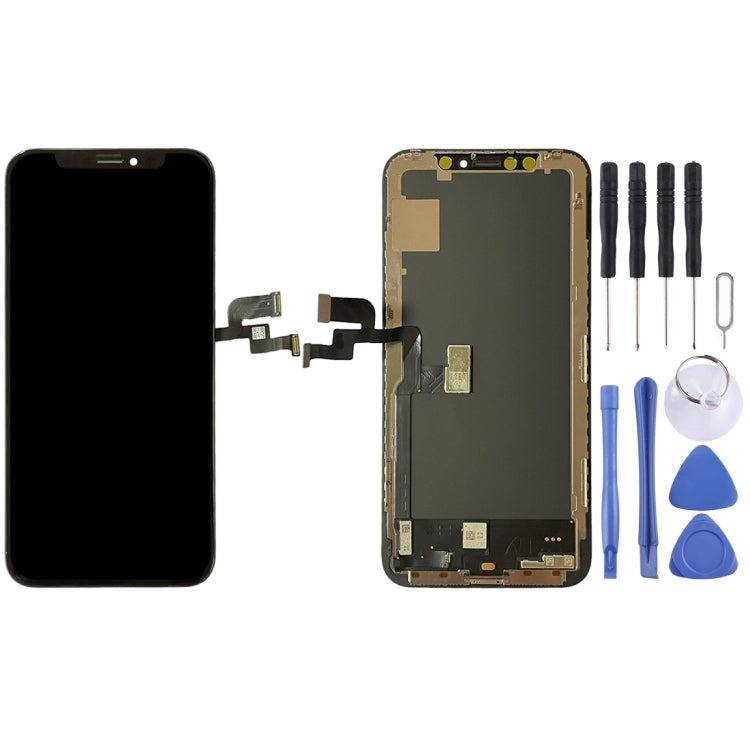 GX OLED Material LCD Screen and Digitizer Full Assembly for iPhone X - free shipping - PMC TechLife - Order now!